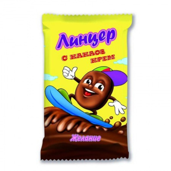 линцер с течен шоколад 60гр.