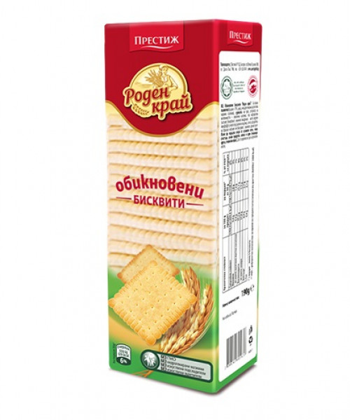 обикновени бисквити роден край 190 гр