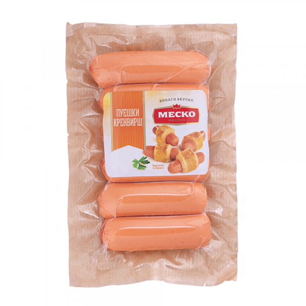 пуешки кренвирш меско вак.200гр