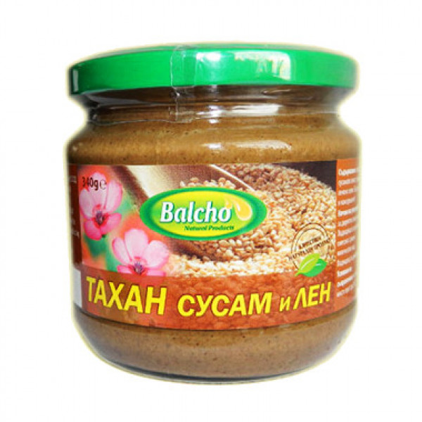 сусамов тахан  балчо с лен 340гр