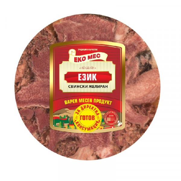 свински желиран език еко мес 170гр