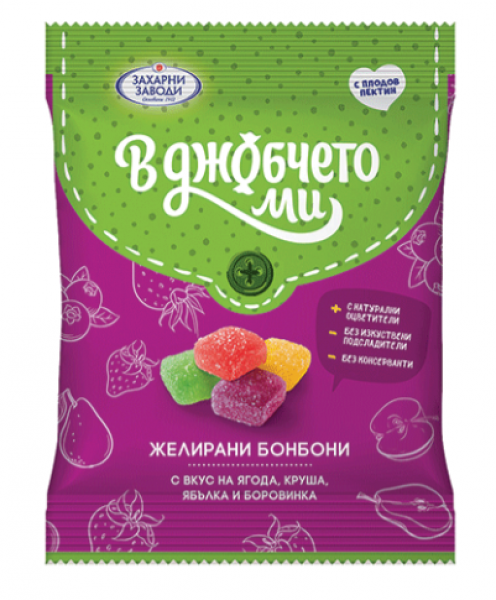 бонбони в джобчето ми желирани 56г