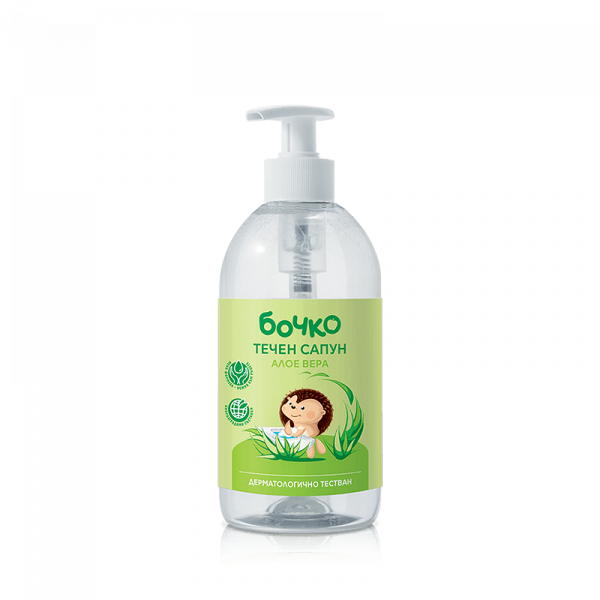 течен сапун бочко алое 410 мл