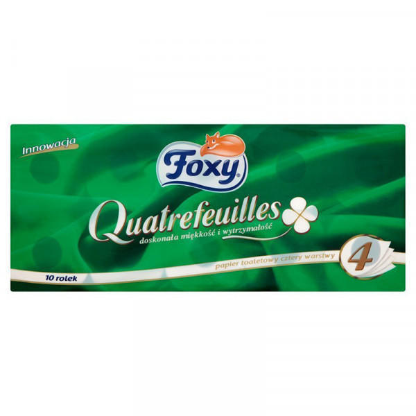 тоалетна хартия фокси зелена-10 бр