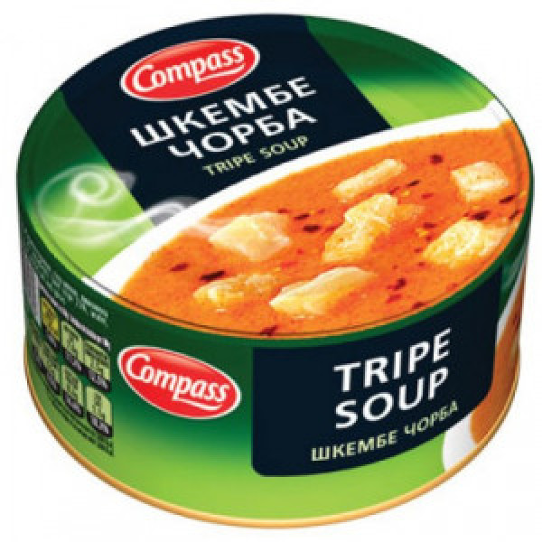 консерва компас шкембе чорба 300 гр