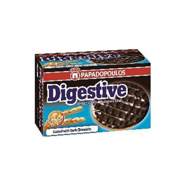 бисквити джайстив черен шоколад 200 гр