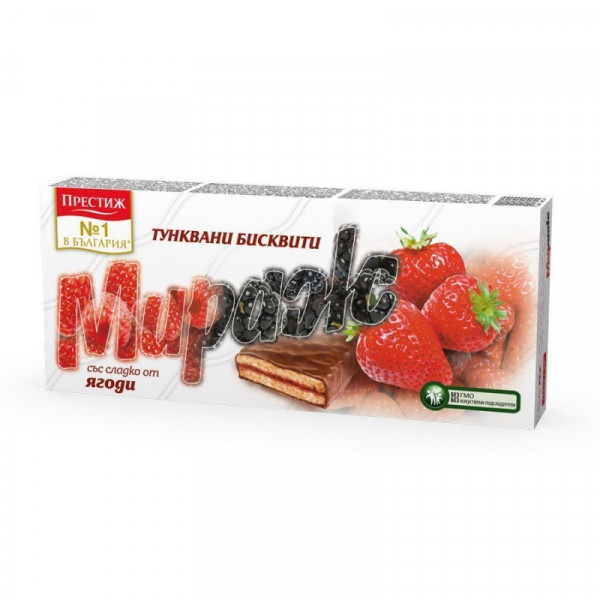 бисквити мираж ягода 200гр