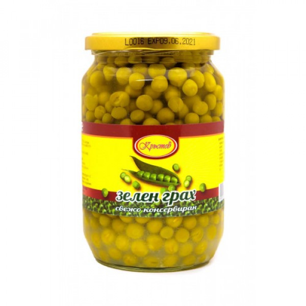 зелен грах кръстев 680гр