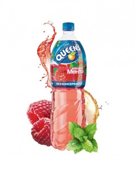 сок кул си куинс малина и мента 2л