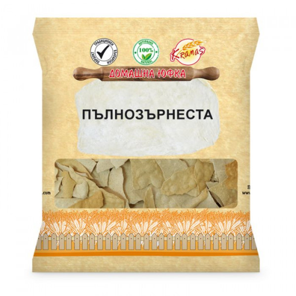 юфка домашна пълнозърнеста грахам 200гр