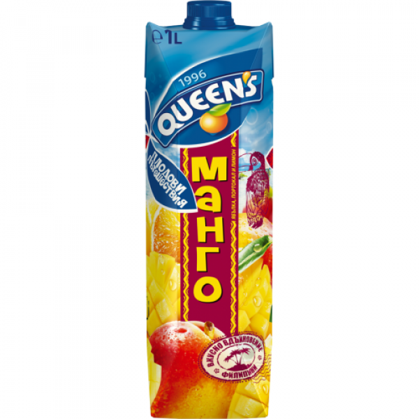 натурален сок куинс манго 1л