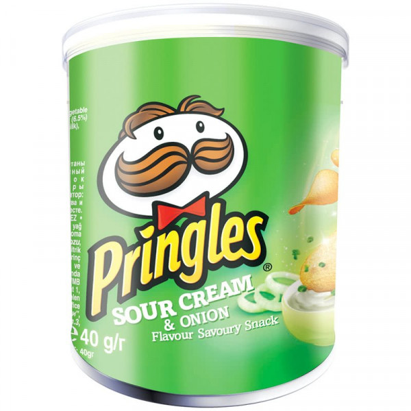 чипс прингълс сметана и лук  40гр