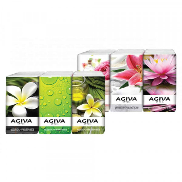 носни кърпи  агива цветя 1бр