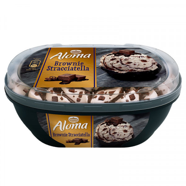 сладолед алома брауни страчатела 900мл.