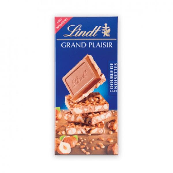 шоколад линдт гранд плезир лешник 150гр
