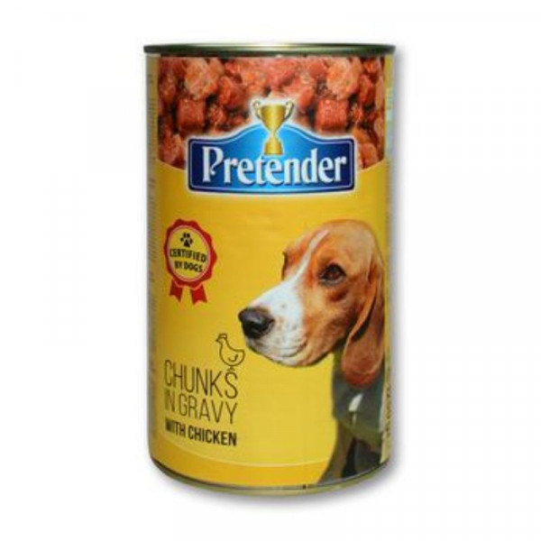 храна за куче претендер пилешко в сос 1250гр