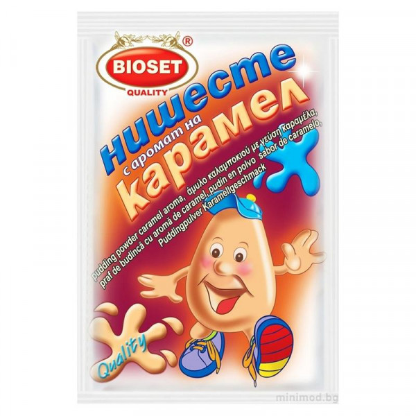 нишесте биосет карамел 60гр.