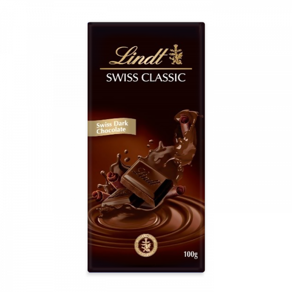 шоколад линд класик черен 100г