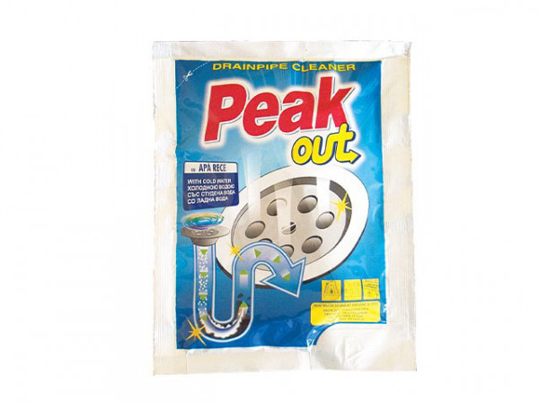 почистващ препарат за сифони и тръби пик аут 60гр.