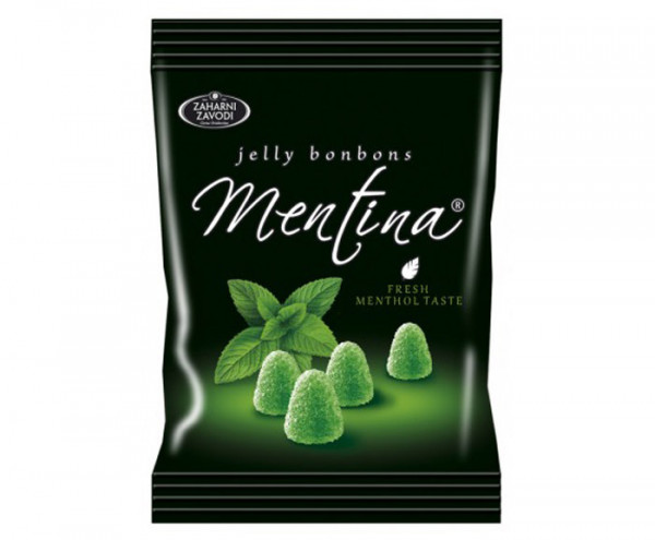 желирани бонбони ментина 90гр.