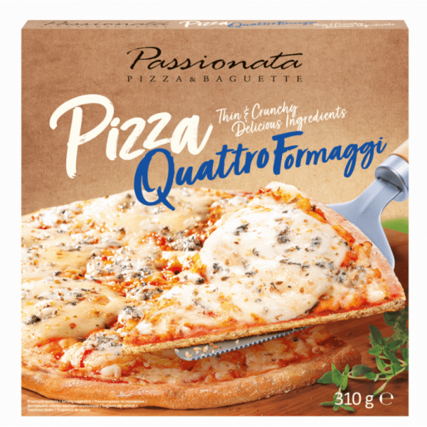 пица замразена пасионата четири сирена 310гр.