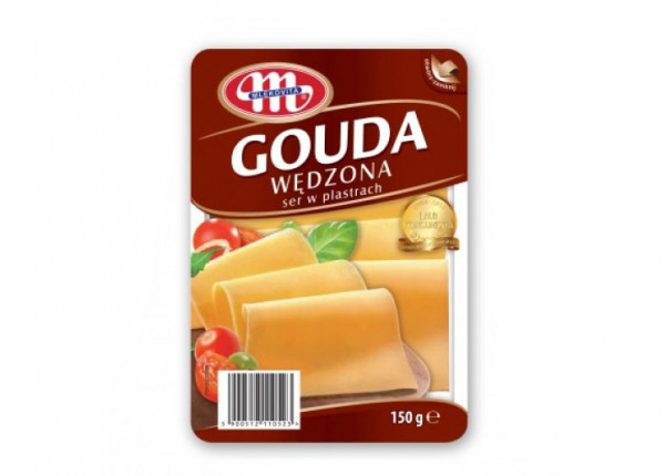 сирене гауда пушено млековита слайс 150гр.