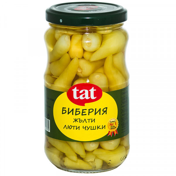 люти чушки тат жълти 330г