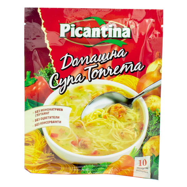 домашна супа топчета пикантина 47гр