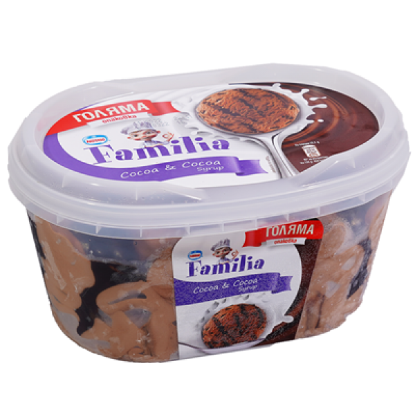 сладолед фамилия  какао с шоколад 505гр