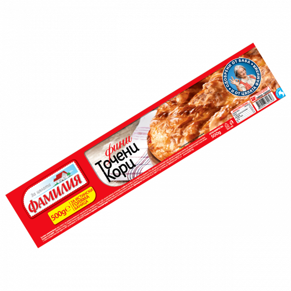 точени кори фини фамилия 500гр.