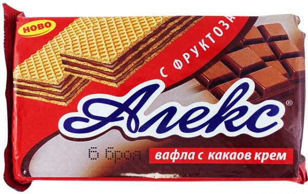 вафли алекс шоколад 6 бр