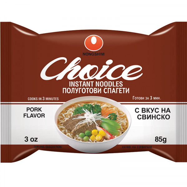 спагети чойс свинско 85 гр