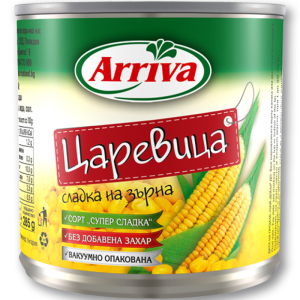 царевица арива консерва 340гр.