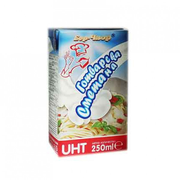 сметана готварска бор чвор 250мл