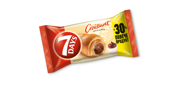 кроасан 7 дейс с какаов пълнеж 69 гр.