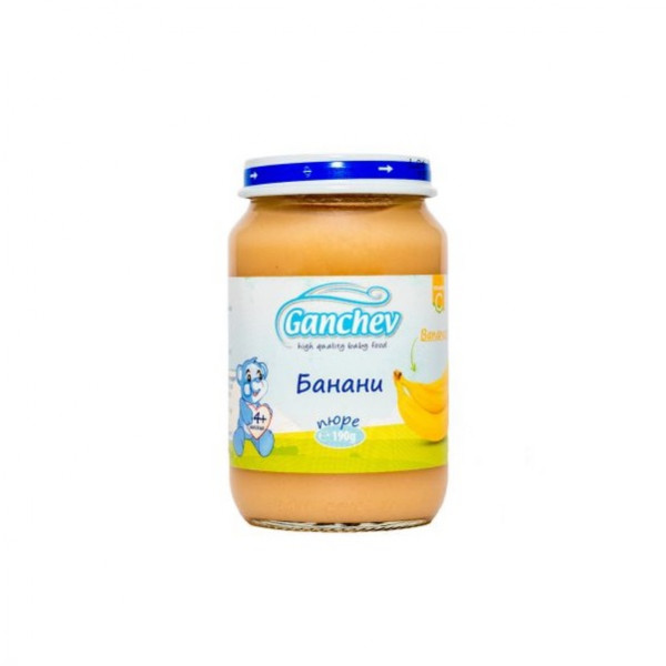 детско пюре ганчев банан 190гр.