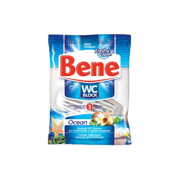 тоалетно блокче бене синьо 40 гр