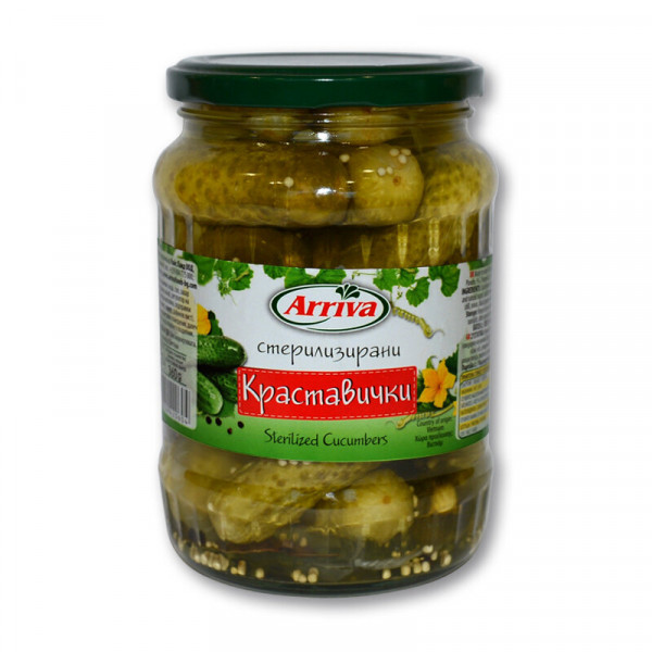 кисели краставички  арива 670гр.