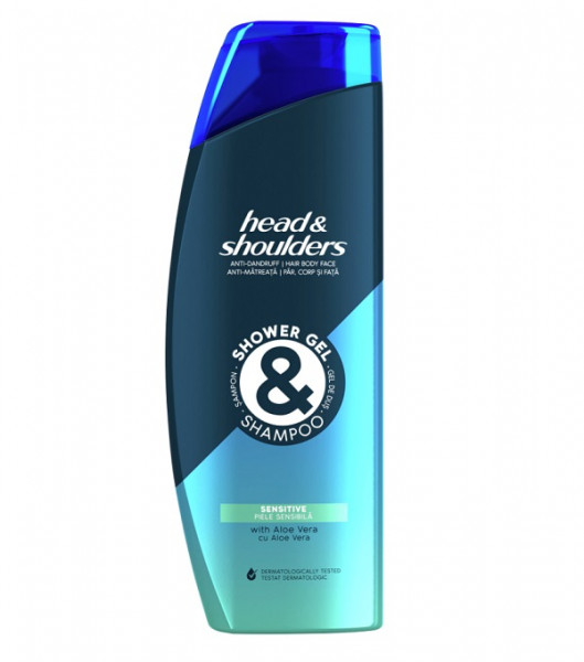 душ гел head & shoulders sensitive 360 мл.