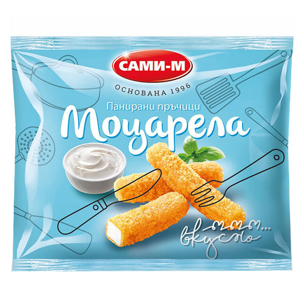 панирани пръчици моцарела сами-м 250гр