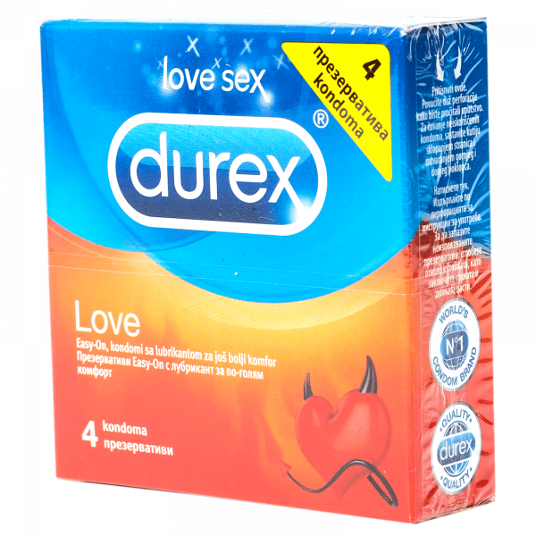презерватив дюрекс любов 4бр.