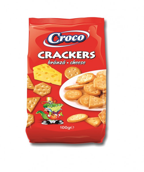 крекери кроко  със сирене 100гр.