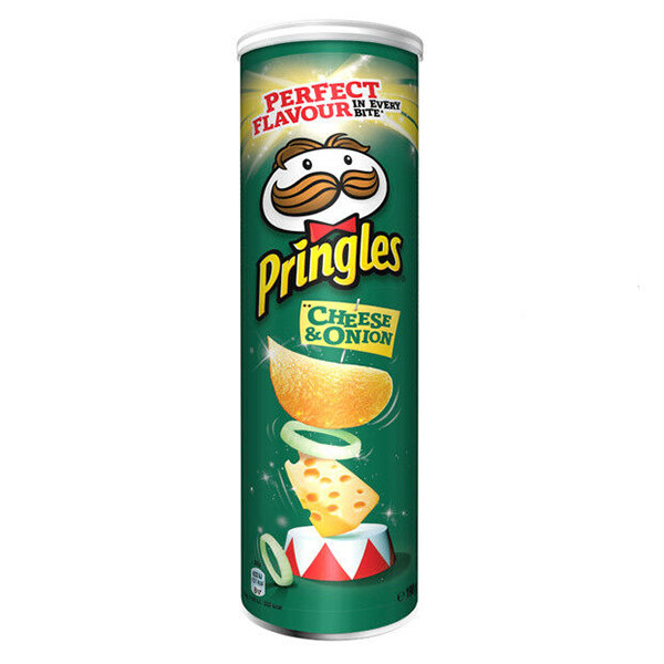 чипс прингълс сирене и лук 165гр