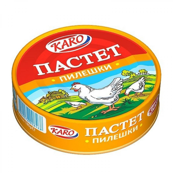 пастет каро пилешки 180 гр