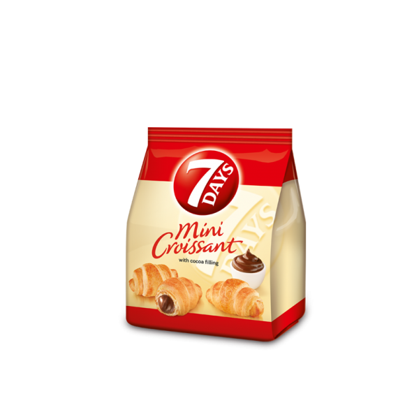 мини кроасан 7 дейс с какаов пълнеж 60гр.