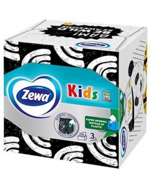 салфетки за лице детски zewa 60бр,