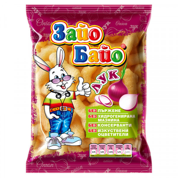 снакс зайо байо с лук 45гр.