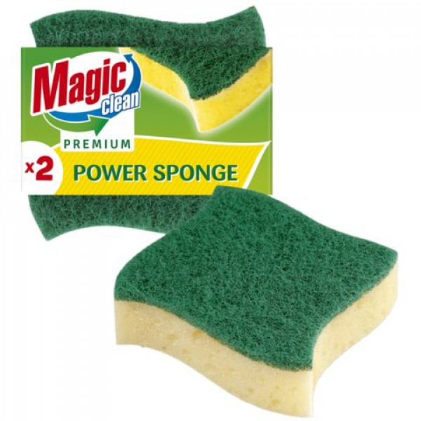 гъба за почистване меджик клийн 2бр антибактериални