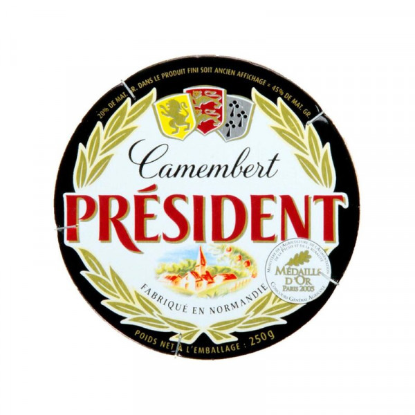 сирене камембер президент 250г