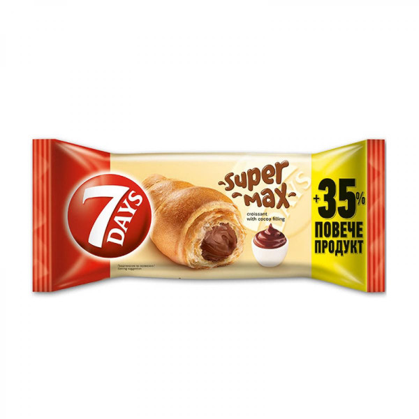 кроасан 7 дейс супермакс какао 110гр.